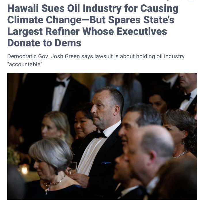 Hawaii's Bold Lawsuit Against Oil Giants Raises Eyebrows—Why Is the Largest Refiner Being Exempted?