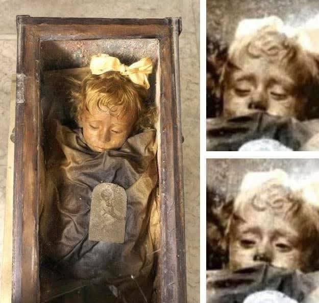 "Is Immortality Possible? The Child Who Defied Time" Rosalia Lombardo preservation, embalming techniques history, famous mummies displayed