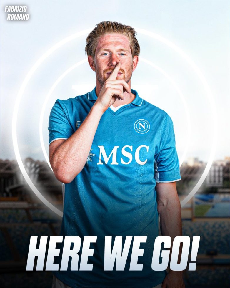 Kevin De Bruyne Shocks Fans: Napoli Move Confirmed! What's Next? Kevin De Bruyne transfer news, Napoli football signings, Serie A player acquisitions