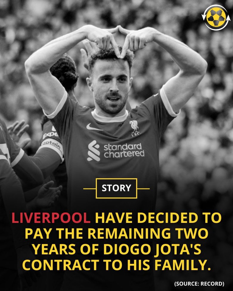 Liverpool's Shocking Move: Jota's Family to Get Full Contract Pay! Liverpool contract news, Diogo Jota family support, Premier League player contracts